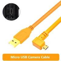 micro usb to usb cable tethered shooting cable for sony a6400 a6500 a7r2 a7r3 a7m3 camera to computer for lightroom capture one