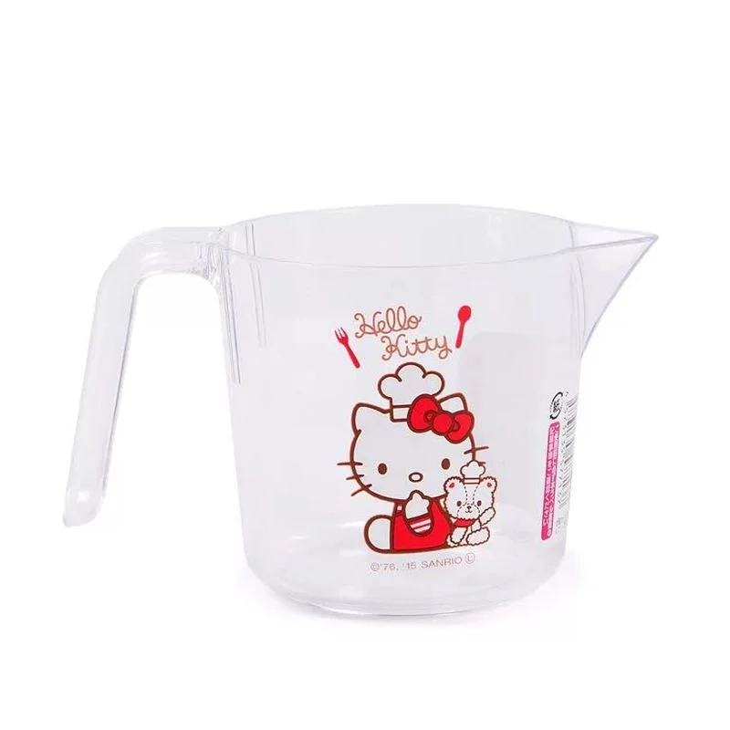 

Hello Kitty Kawaii Kitchen Cake Baking Utensils Measuring Cup with Scale Plastic Measuring Cups 300ml