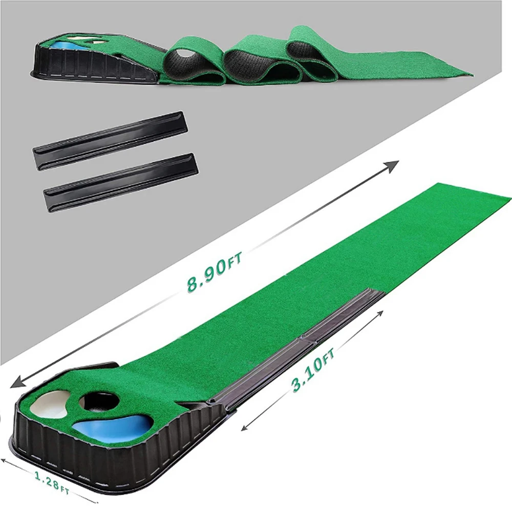Коврик для игры в гольф портативный мат тренировок по гольфу с натуральной