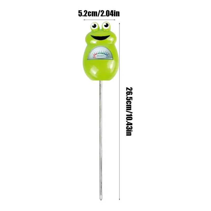 Измеритель влажности почвы для растений милая лягушка с градиентным циферблатом