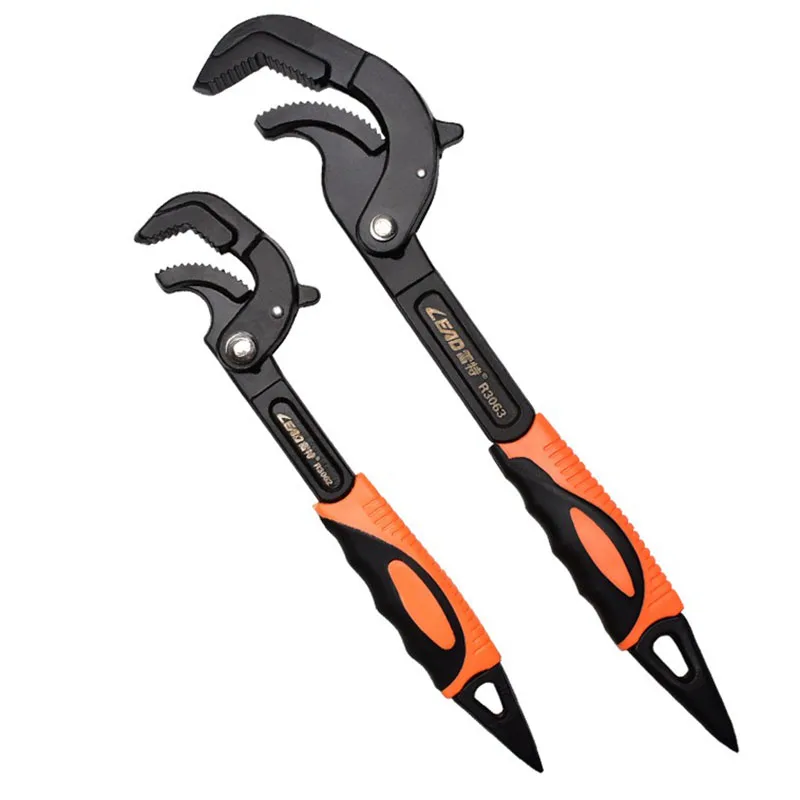 

Регулируемый гаечный ключ, большой ручной многофункциональный автоматический ключ с быстрой фиксацией, инструмент для обслуживания труб