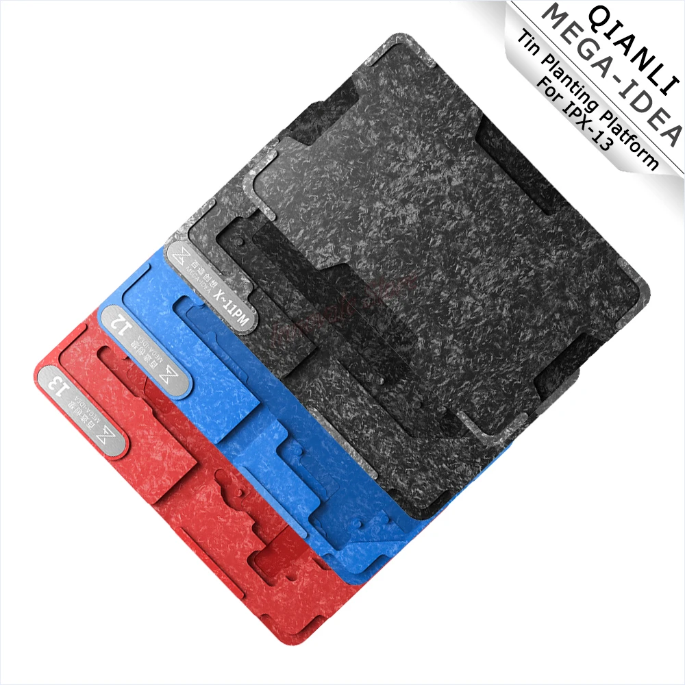 

Tin Planting Platform QIANLI MEGA-IDEA for IPHONE X-13 PRO MAX Strong Magnetic Positioning Motherboard Repair Series Tin Fixture