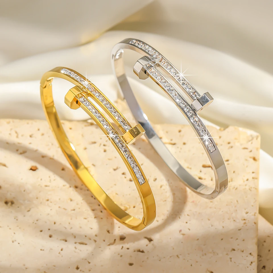 FEEHOW браслет из 2 предметов золотой змеевидной серии для женщин золотые браслеты