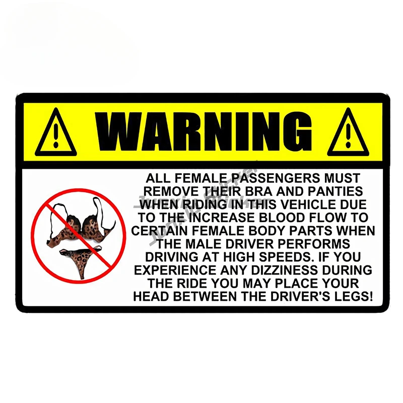 Забавная Автомобильная наклейка для трусиков Предупреждение Peek Slap Decal аниме