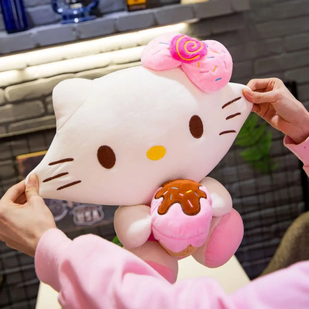 Плюшевые игрушки Hello KT набивные животные Sanrio Kawaii Kitty плюшевые куклы бесплатная