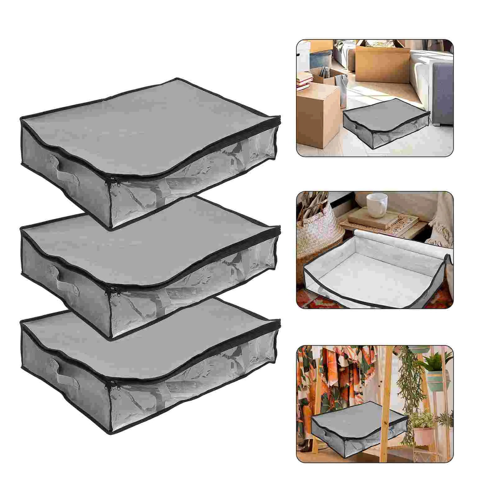 

Storageorganizer Clothes Underbedfabric Container Moving Containers Blanket Large Cube Luggage Travel Duffle Bedding Foldable