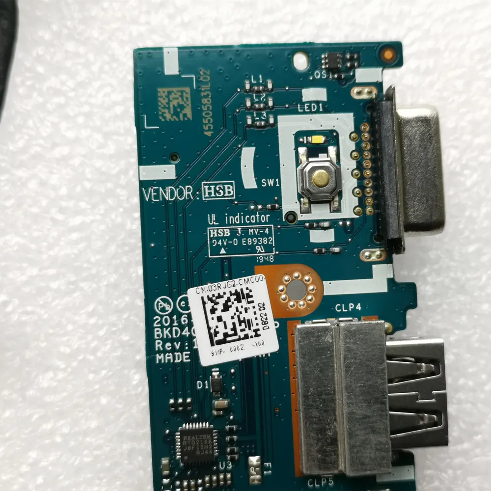 TT новый оригинальный для DELL Vostro 5468 USB SD устройство чтения VGA плата с кнопками
