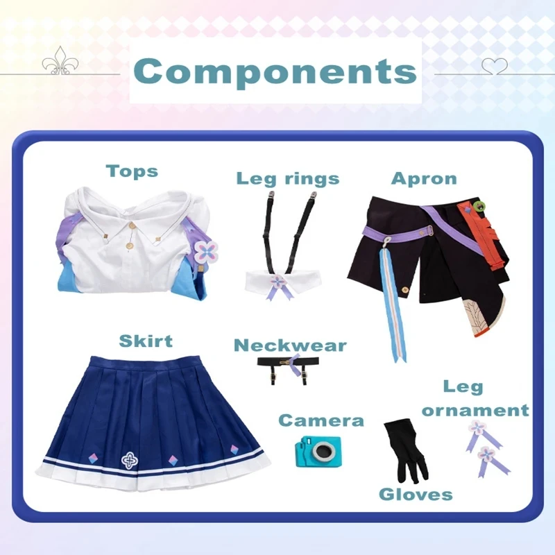 Аниме игра Honkai: звезда рельс 7 марта Косплей Милая Униформа кавайная девушка