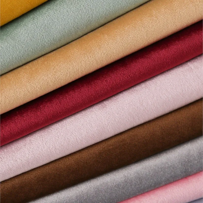 Толстая Золотая Бархатная ткань плюшевая диванная подушка занавеска тканевая