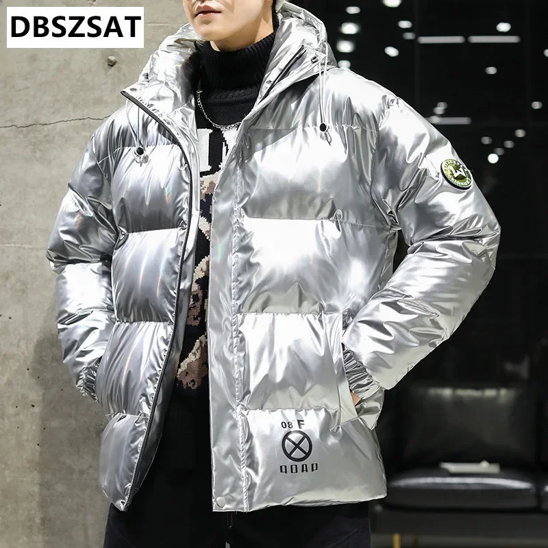 XKK 2025 Новая зимняя мужская парка ветрозащитная Мужская Толстая теплая куртка