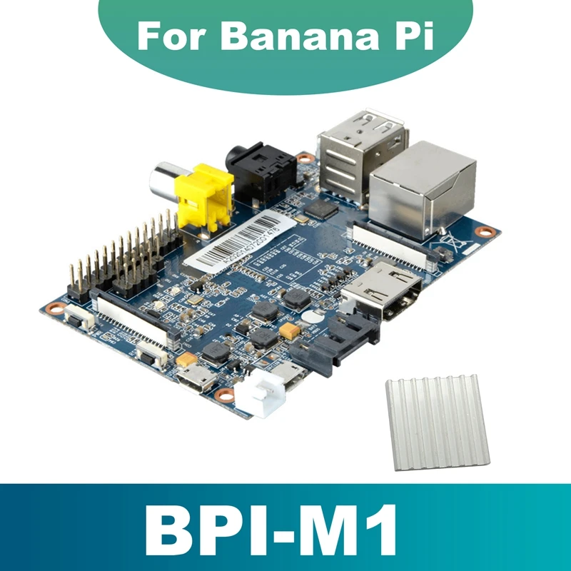 

For Banana Pi BPI-M1 Development Board+Heat Sink A20 1G DDR3 Open Source Hardware Board Support Gigabit Ethernet