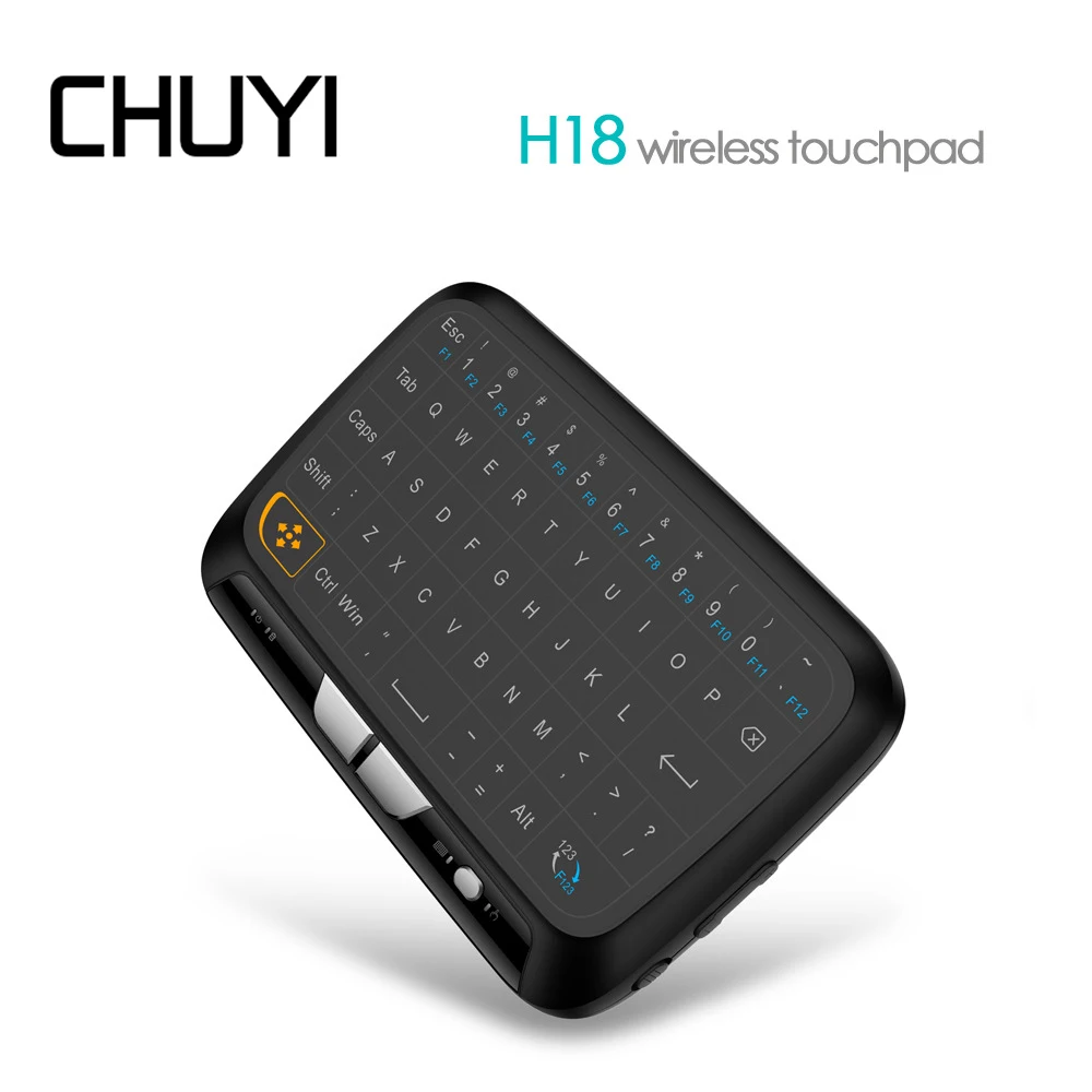 

Wireless 2.4G Mini Air Mouse Keyboard Full Screen Touch QWERTY Portable Keypad Small Hand With Touchpad For Android Smart TV PC