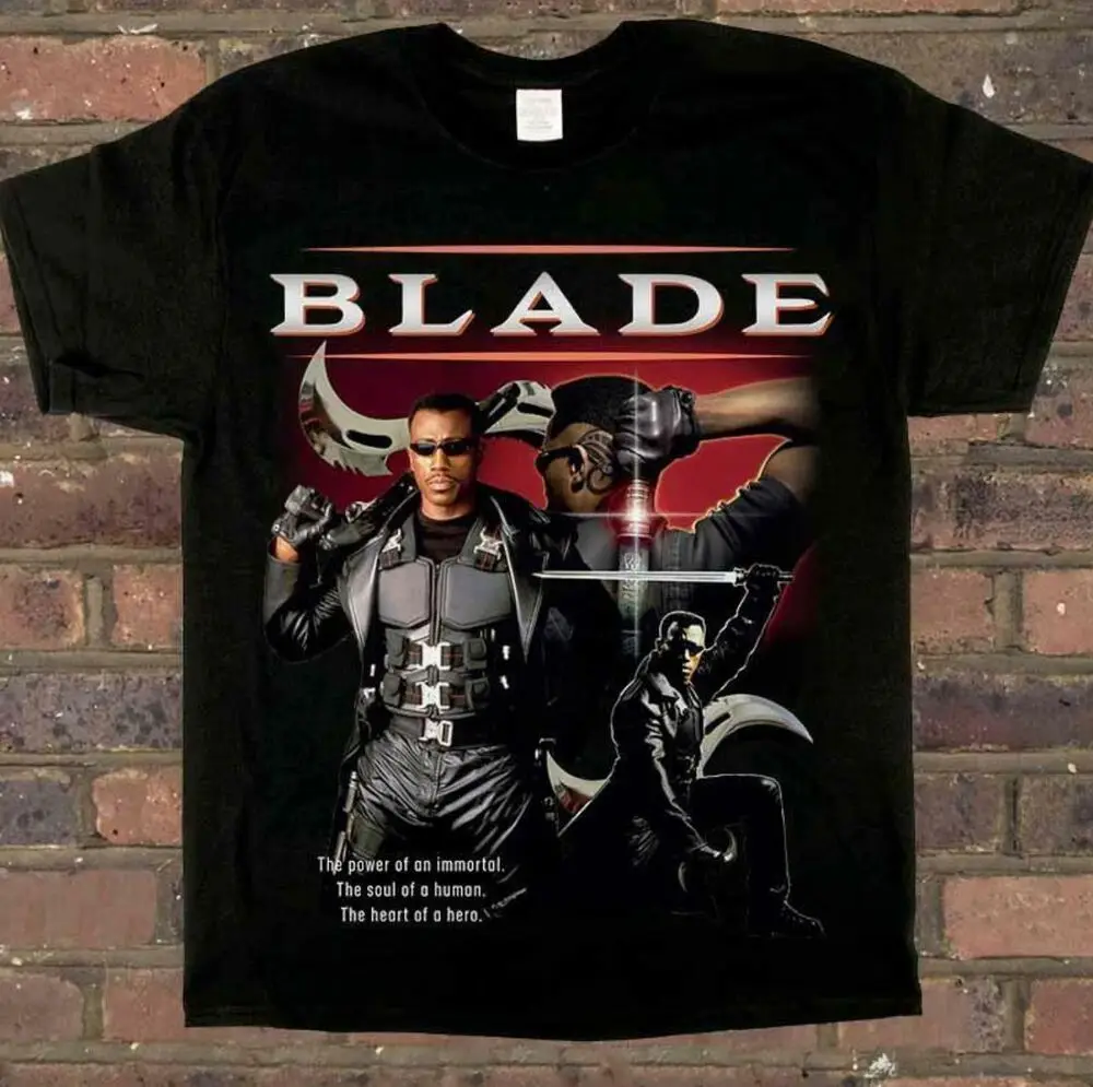 Футболка мужская классическая хлопковая рубашка в стиле ретро с рисунком лезвия