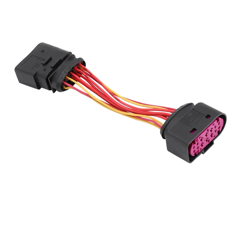 Фото Well 2X автомобильные ксеноновые фары HID от 10 до 14-контактного разъема адаптера для 1J0973835 1J0973737 автомобильные аксессуары №4