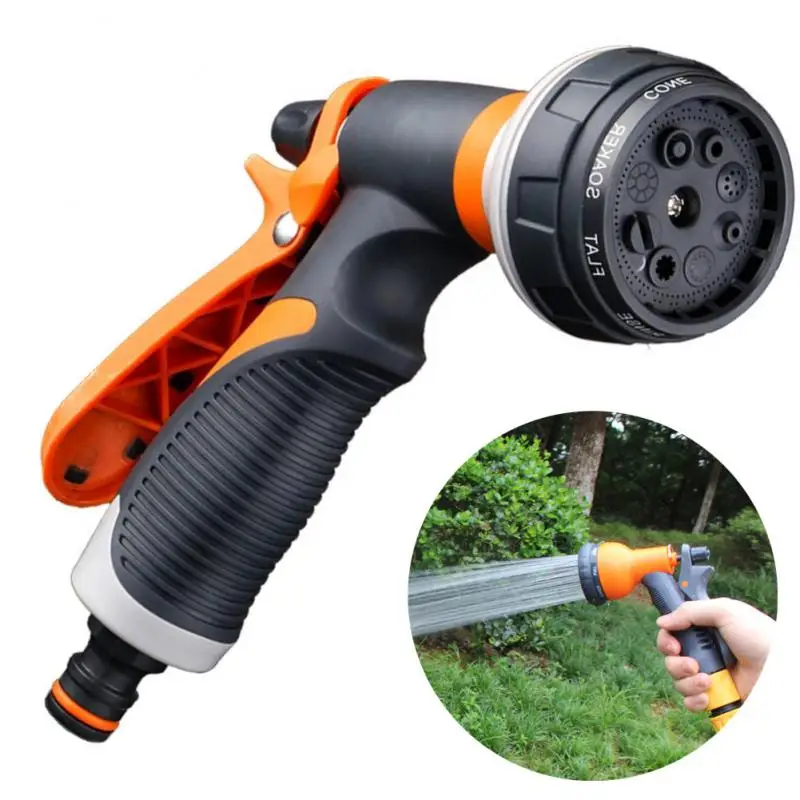 

Watering Gun High Pressure 8 Modes Garden Spray Irrigation Watering Nozzle Plant Lawn Yard Watering Sprinkler Sprinkler Cleaning