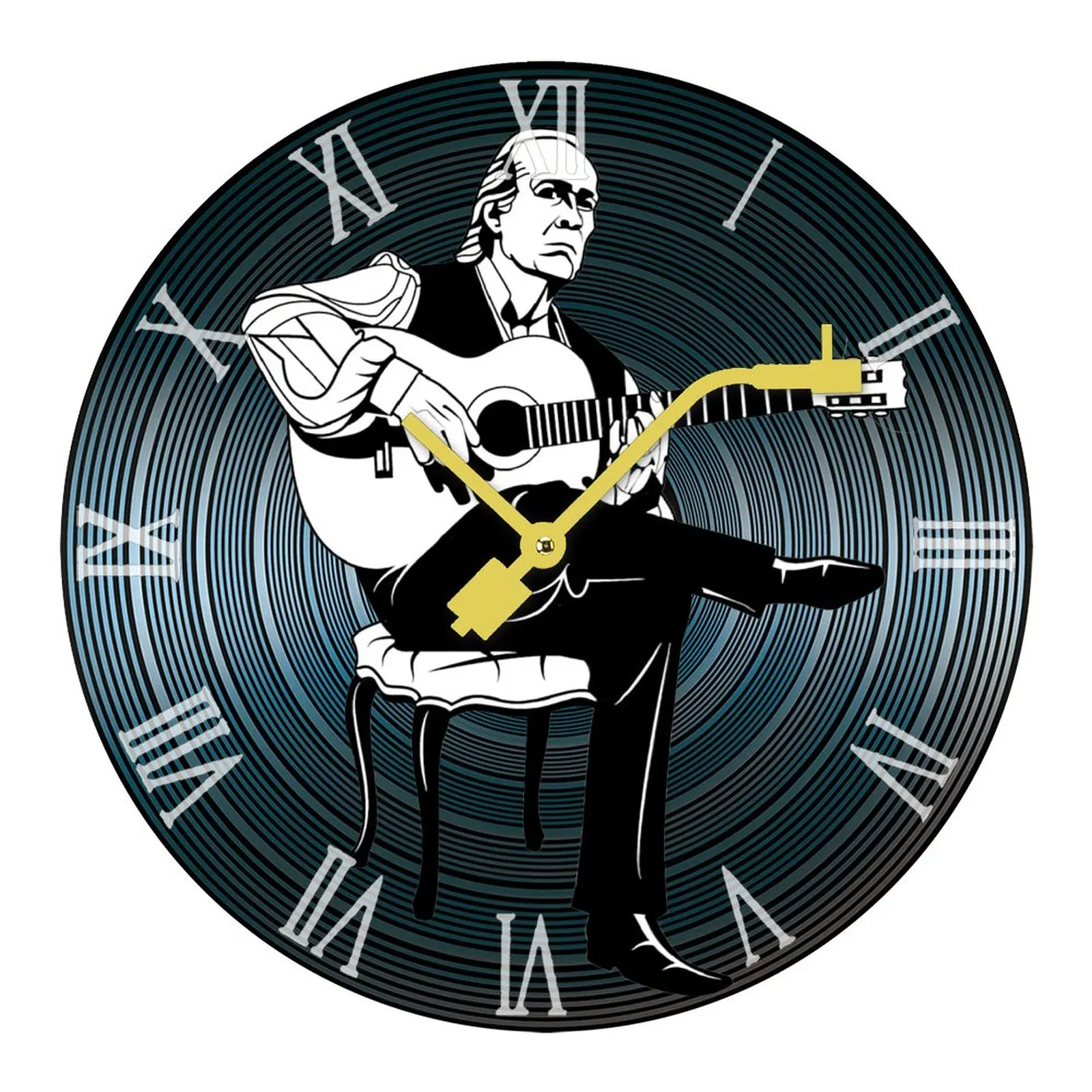 

DIY Mute Paco De Lucia Record Wooden Wall Clock Premium Home Decoration New Laundry Room Funny Timer Wall Clock