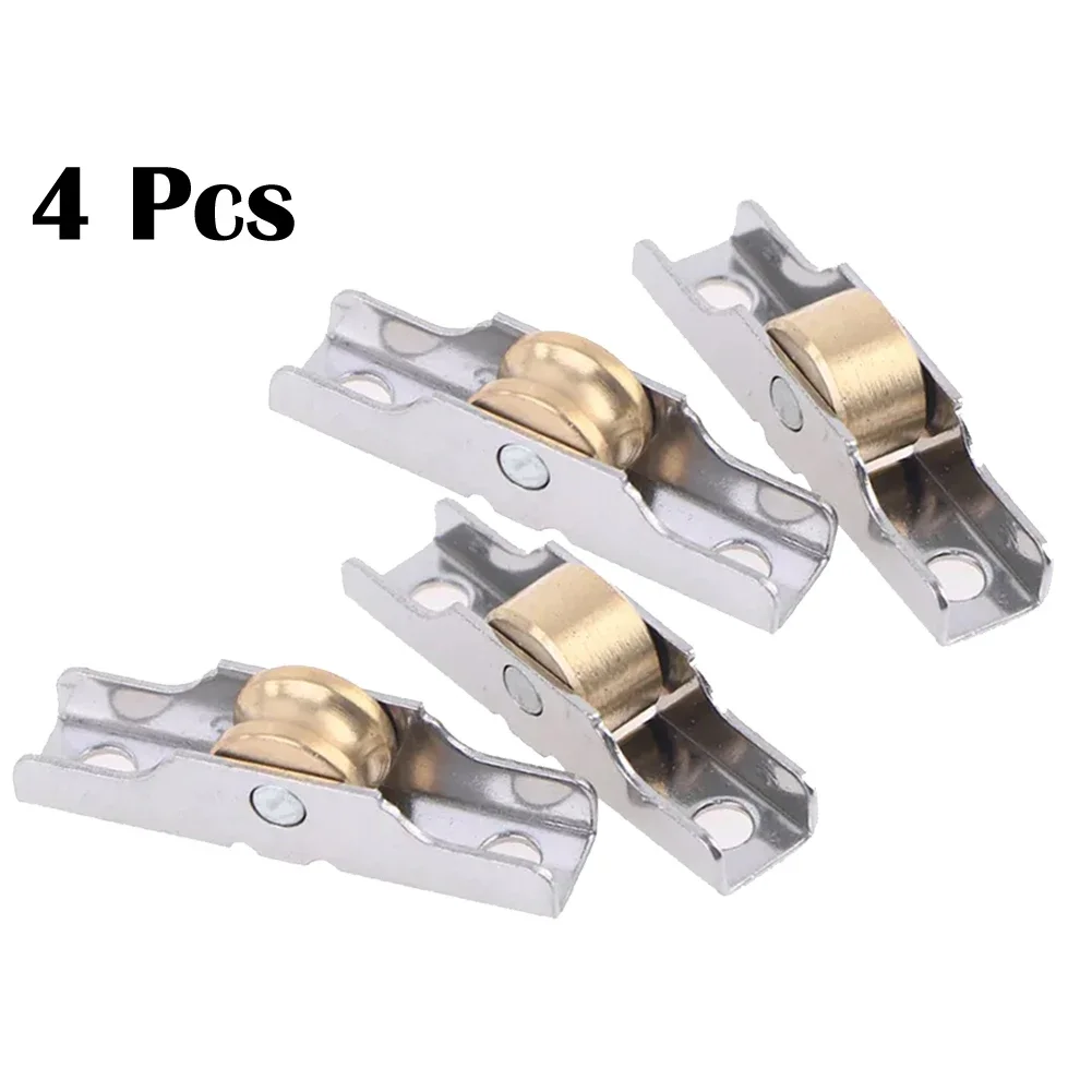 4 шт. шкив для раздвижных дверей из нержавеющей стали