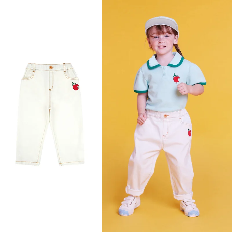 

Summer Girls Pants Kids Loose Pants 2022 Spring Summer New Korea Brand Little Boys Pants Girls Summer Pants Kids Outfit Summer