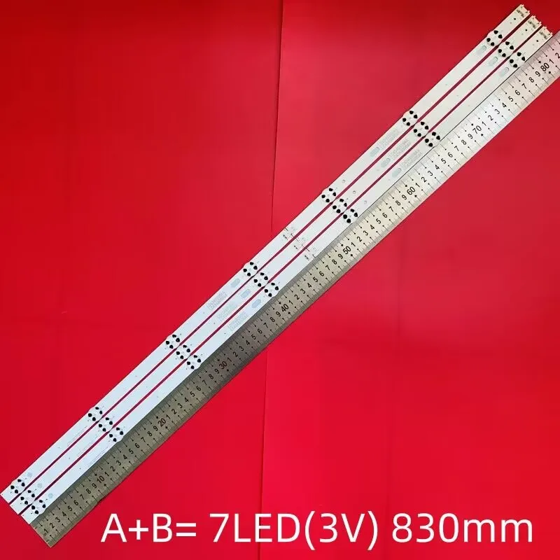 Лента светодиодной подсветки (3) для телевизора 43UJ635V 43UJ675V 43UK6300PLB 43UJ651V 43UJ634V 43UJ630V 43UJ561V 43UJ655V LC 43490059 LC 43490058 A (art.: 3920ccc19f289) - 3920ccc19f289