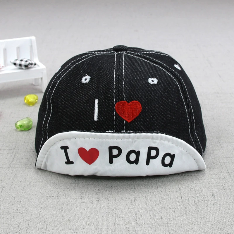 Детская джинсовая бейсболка новинка Весенняя Милая однотонная шляпа от солнца с
