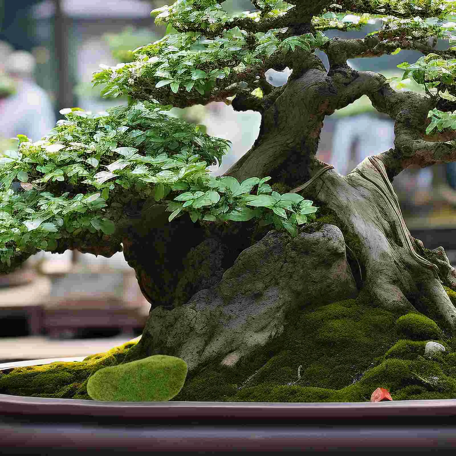 Имитация зеленых водорослей искусственный камень из мха для садовых камней