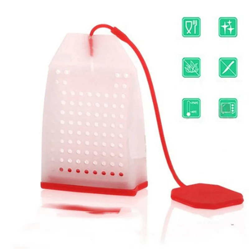 Силиконовые ситечко для чая пакетики пищевая чайница заварочные фильтры