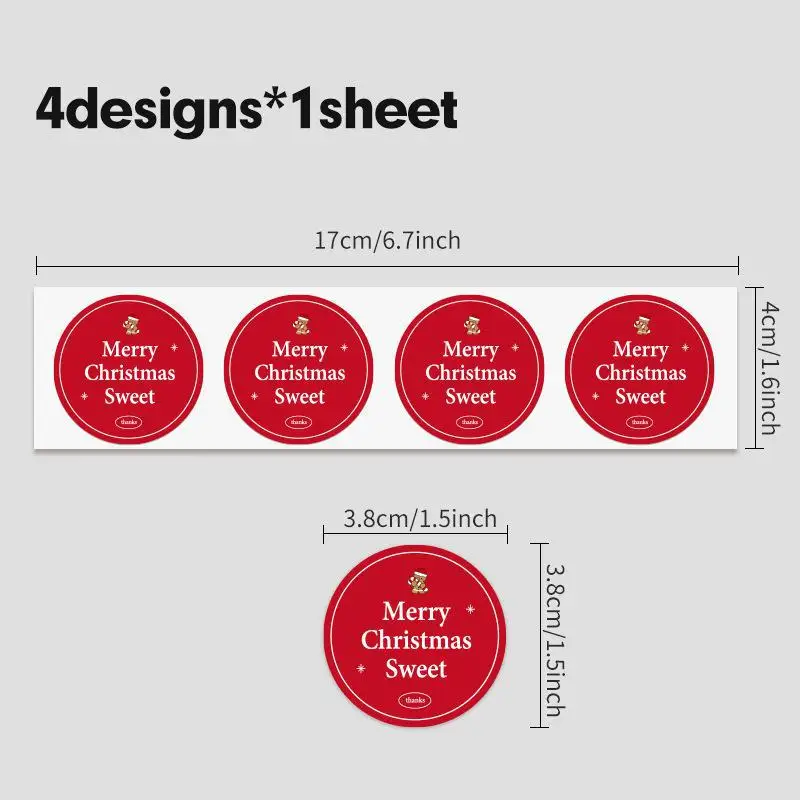 

Набор праздничных наклеек JinEQ