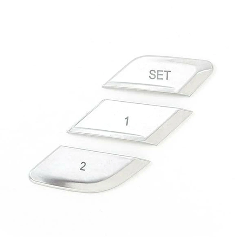 

3PCS Car Styling Seat Adjustment Memory Button Sequins Sticker Door Lock Switch Cover Trim for 3 Series G20 G28 2020