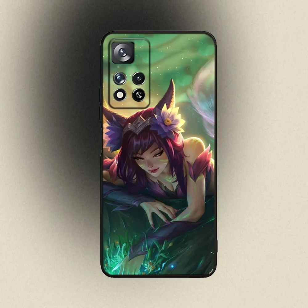 Game Ahri L-LeagueS of Legends Phone Case For Samsung Galaxy A20 A21s A22 A31 A32 A52 A53 A72 73 A80 A91 Soft Black Cover