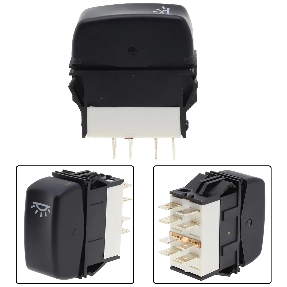 

1pc Plastic Black Dome Lamp Rocker Switch For Kenworth P27-1040-10 Car Interior Reading Light Switch Direct Replacement