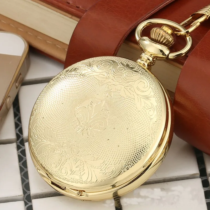 Retro Trendy Frosted Flip Pointer Men's And Women's Pocket Watches Are Suitable For Collection And Gift Giving