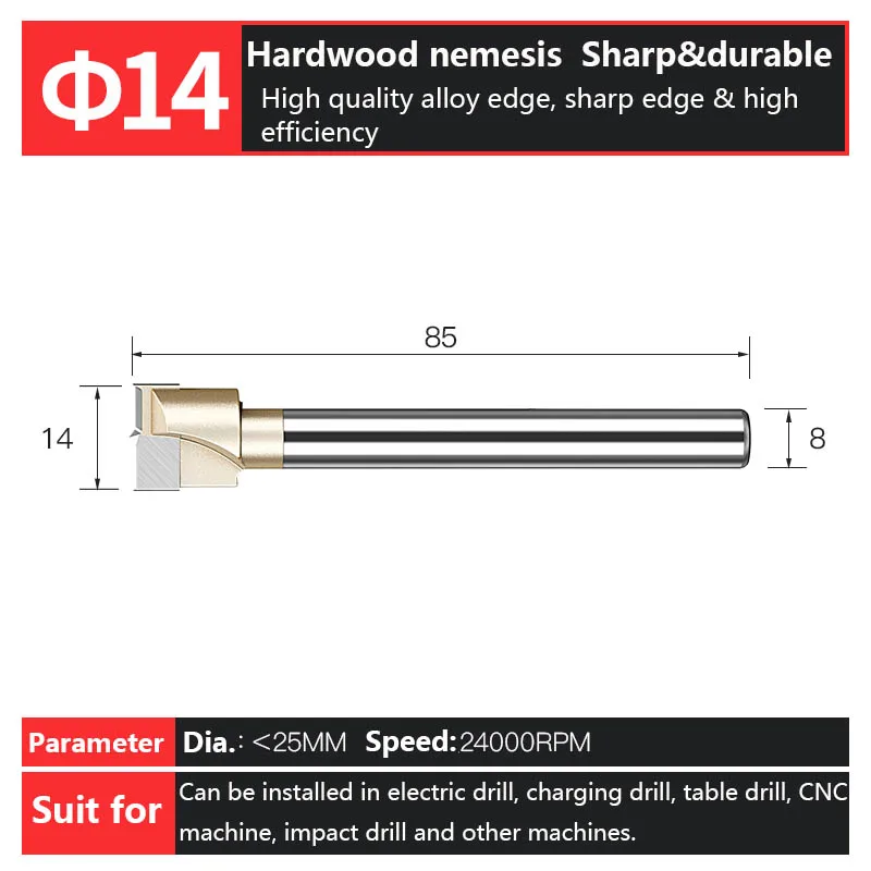 

Tideway набор сверл Форстнера для дерева 3-50 мм