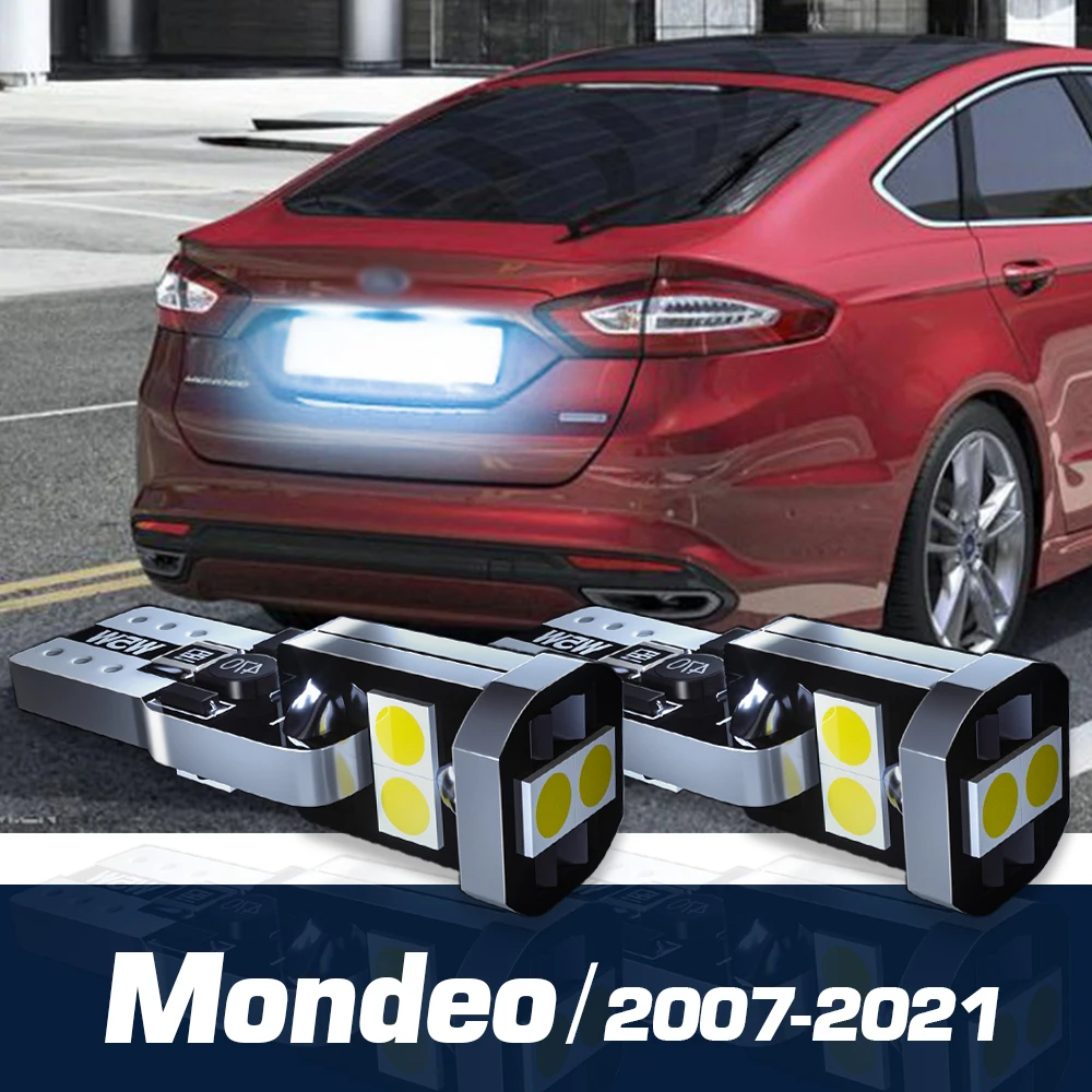 

2pcs LED License Plate Light Canbus Accessories For Ford Mondeo 2007-2021 2009 2010 2011 2012 2013 2014 2015 2016 2017 2018