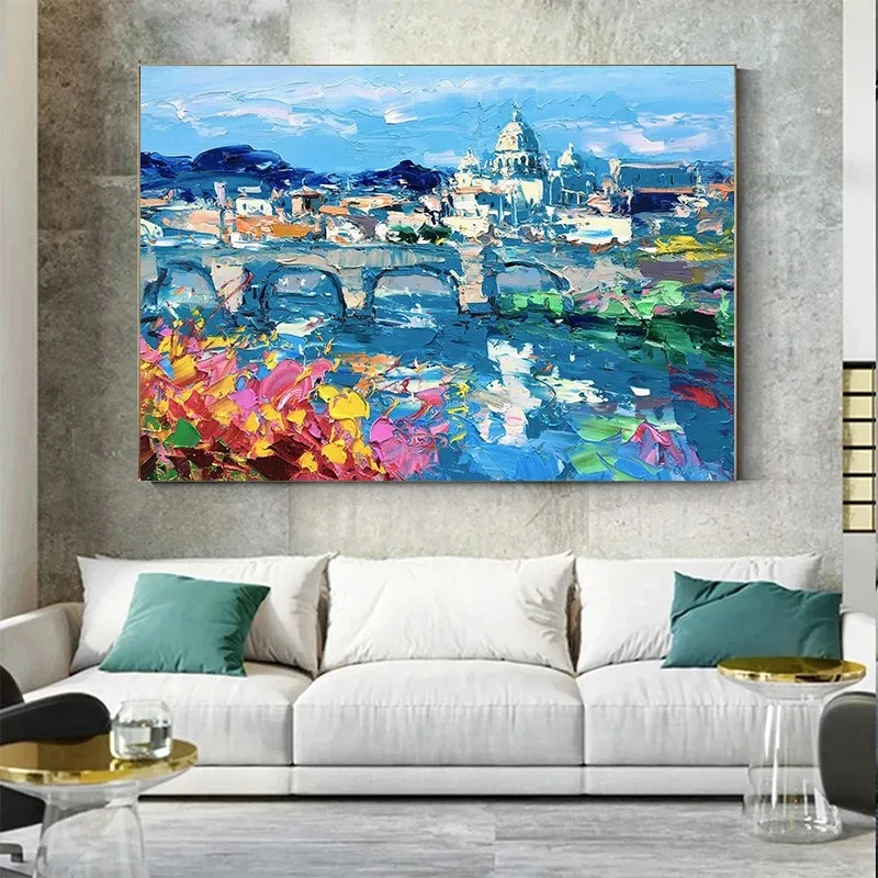 Современный Стиль Итальянский Пейзаж Настенный Художественный Постер - Townlet