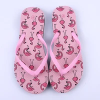 flamingo animal graphic printed women flip flops harajuku female slippers summer slide sandals ladies slippers