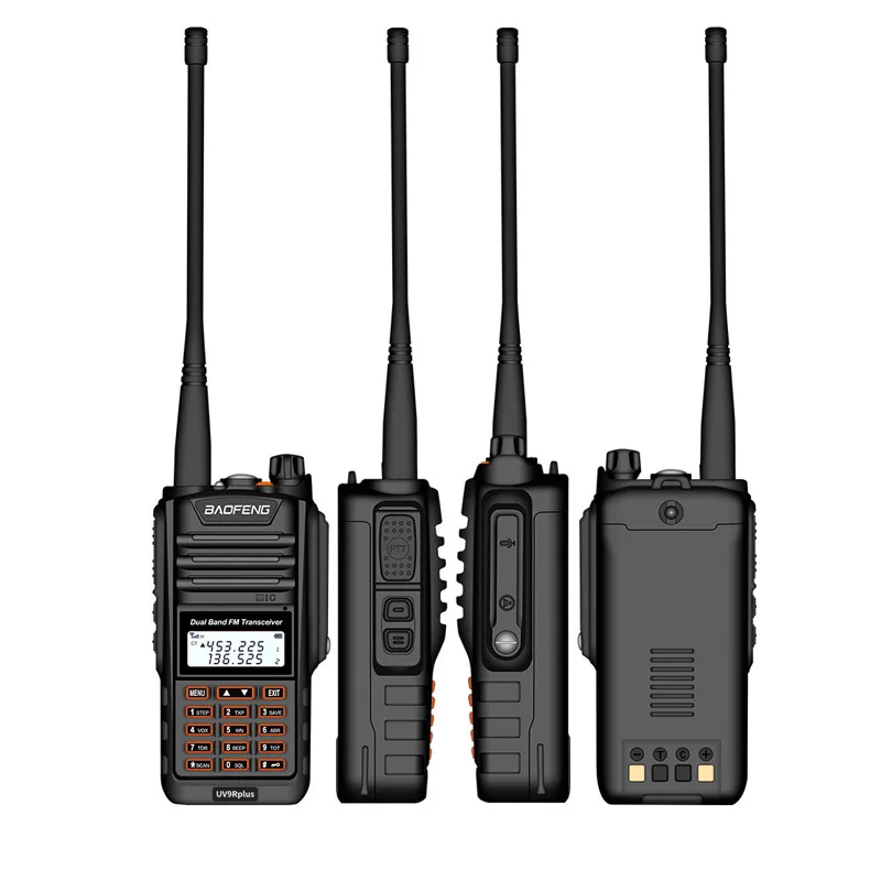 BAOFENG UV-9R PLUS Walkie Talkie 136-174&400-480mhz with Positioning Track GPS With Long Range walkie-talkie Radios Transceiver