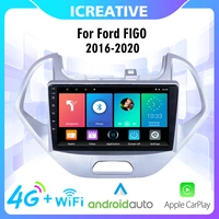 2 din car multimedia player android auto car radio for ford figo 2016 2020 9 4g carplay gps navigation autoradio car stereo