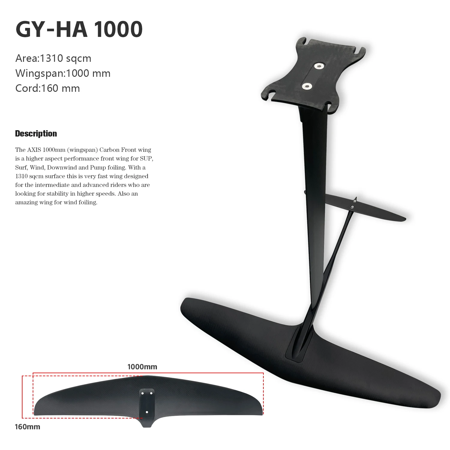 GY-HA1000 настраиваемое углеродное волокно без электропитания гидрофольга 1310 кв. см