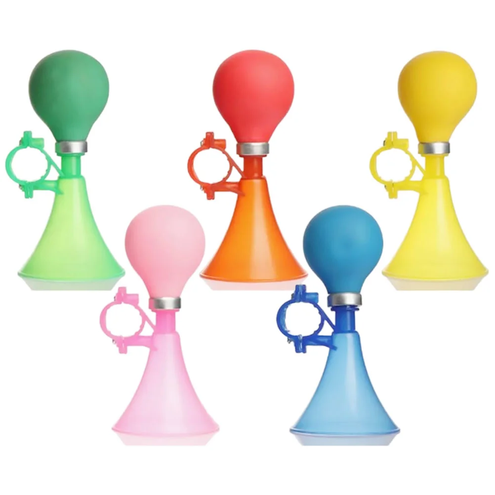 

5 Pcs Portable Bike Bell Bicycles Supply Durable Outdoor Accessories Trumpet Classic Plastic Convenient Bells Kids Child