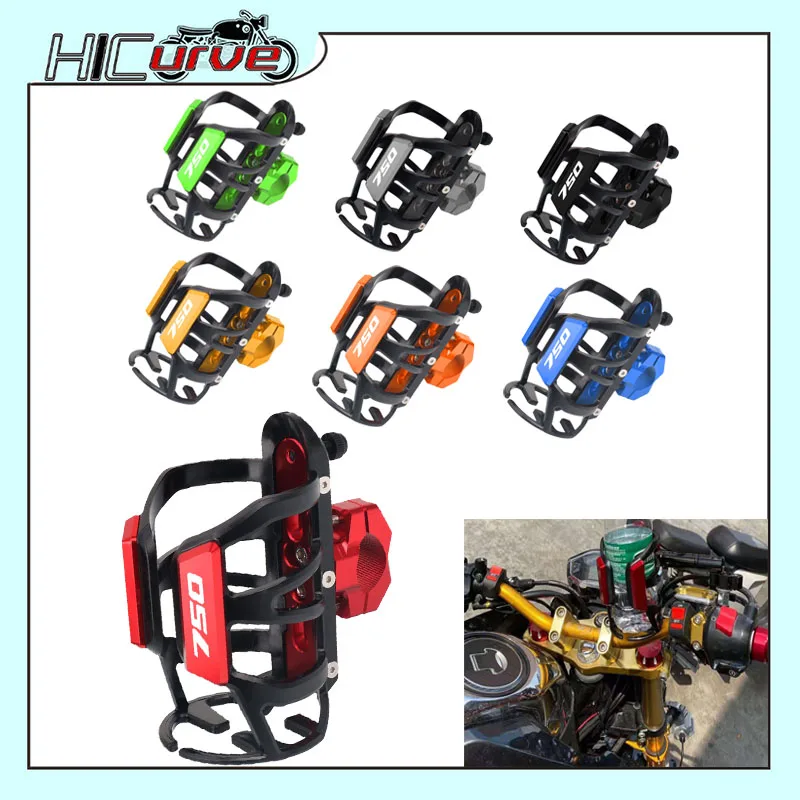 

For HONDA FORZA 350 Forza 750 All year Motorcycle Accessories CNC Beverage Water Drink Cup Bottle Rack Holder Mounted