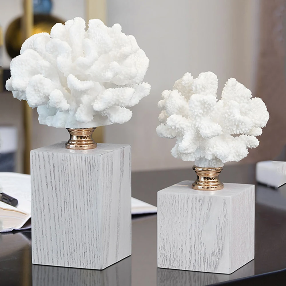 

Home Decoration Accessories Creative Coral Ornaments Sculpture Abstract Living Room Decoration Office Decoration Desk Home Docer
