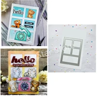 window metal cutting die diy greeting card decoration embossing template photo album relief craft cutting machine 2022 new