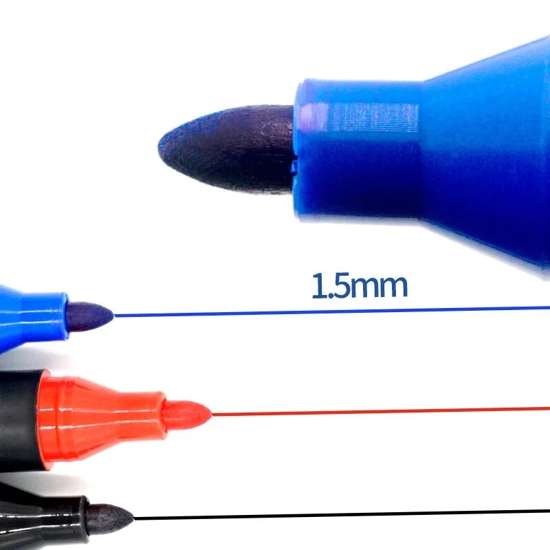 Водонепроницаемый перманентный маркер Deli 1 5 мм линия записи школьные