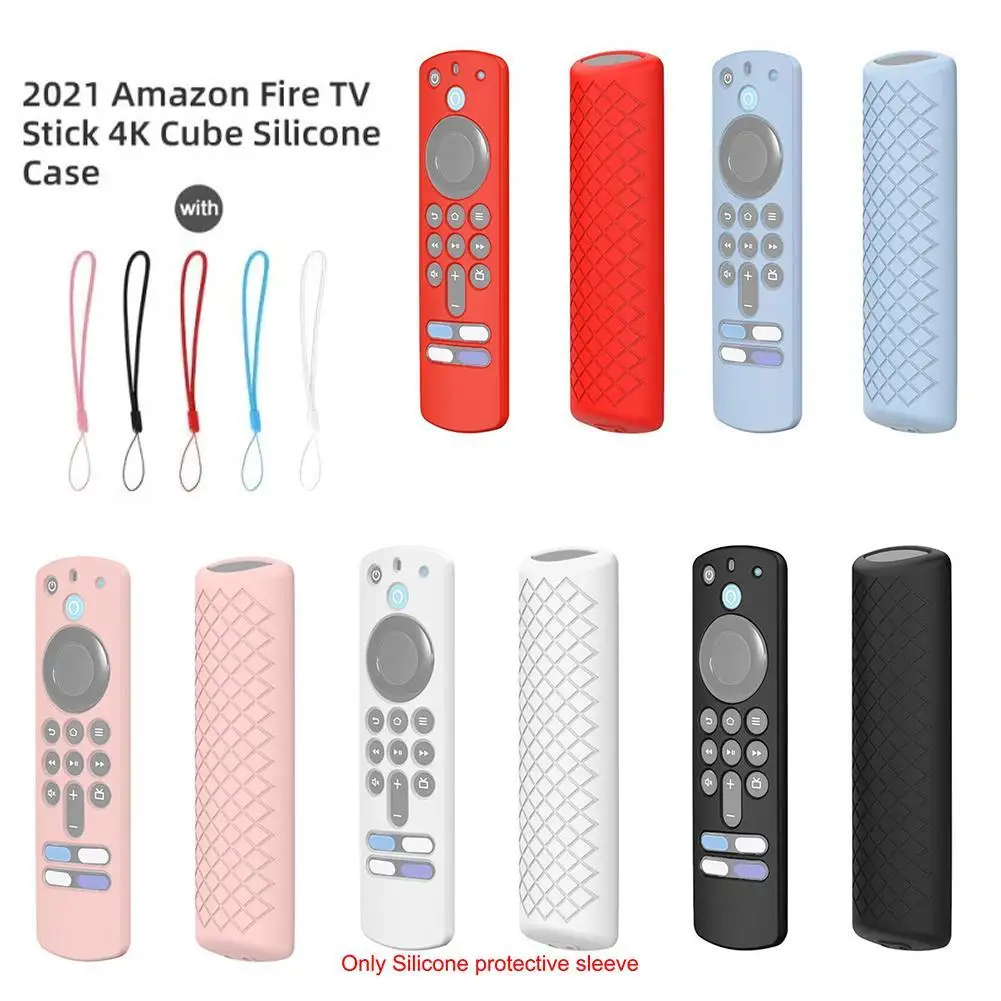 

1 шт. силиконовый защитный чехол для пульта дистанционного управления Alexa Voice (3-го поколения) 2022 ТВ-Пульта ler Cover