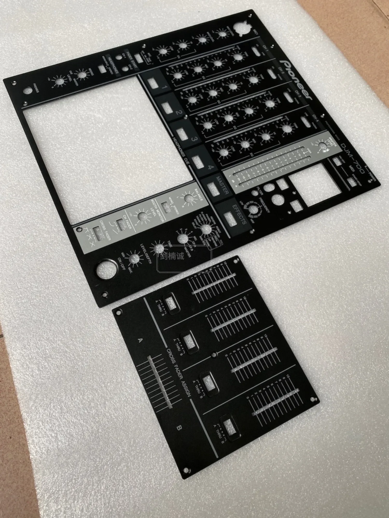 Pionero djm - 700-панель mesa mixta conjunto completo empuje placa hierro DJ media