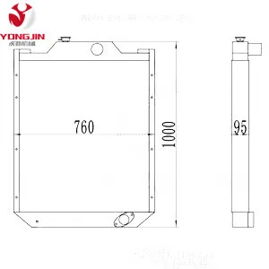PC220-3 PC220LC-3 PC240LC-3K BP500-3 Радиатор экскаватора 206-03-44210 для экскаватора Kom-atsu (art.: 3920d331d0c68) - 3920d331d0c68