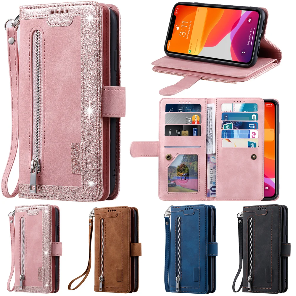 

for Nokia G21 Case for Nokia G21 G20 G10 3.4 2.4 1.4 1.3 Case Cover coque Flip Wallet Mobile Phone Cases Covers Sunjolly