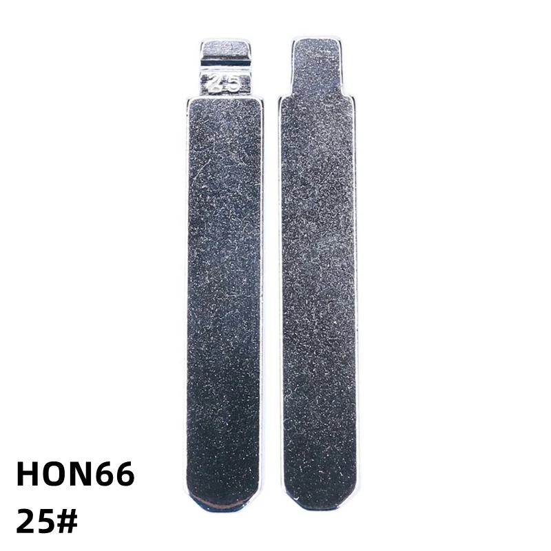 

OEM 5 шт. 25 # HON66 металлический пустой необрезанный лезвие дистанционного ключа для Honda для Keydiy KD Xhorse VVDI JMD