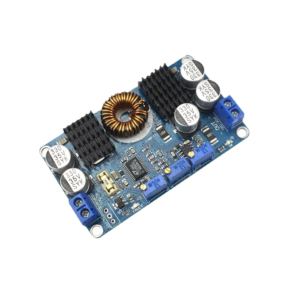 

LTC3780 DC-DC 5-32V to 1V-30V 10A Automatic Step Up Down Regulator Charging Module Power supply module