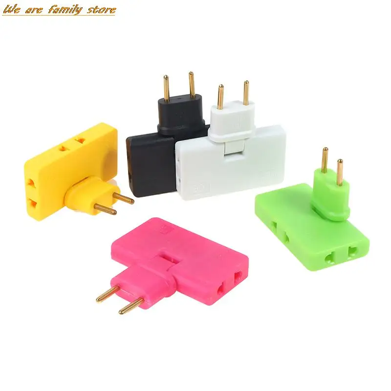 

1PCEU Power Plug Adapter Foldable Extension Travel Converter Socket Portable Charging Sync Lightweight Electrical Sockets Outlet